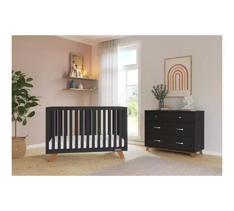 Child Craft SOHO 2-teiliges Babyzimmer-Set, mit 4-in-1-Gitterbett und Kommode mit 3 Schubladen