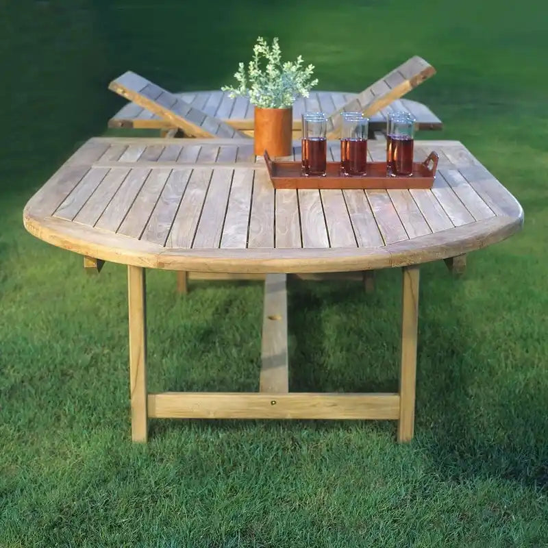 Amazonia Teak Sessa ausziehbare 13-teilige Garten-Essgruppe - 13-teilig