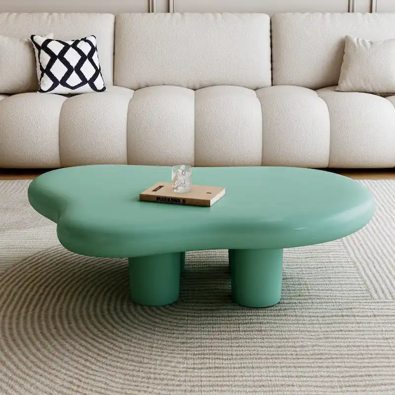48.5 moderner Couchtisch in Wolkenform mit 4 Beinen