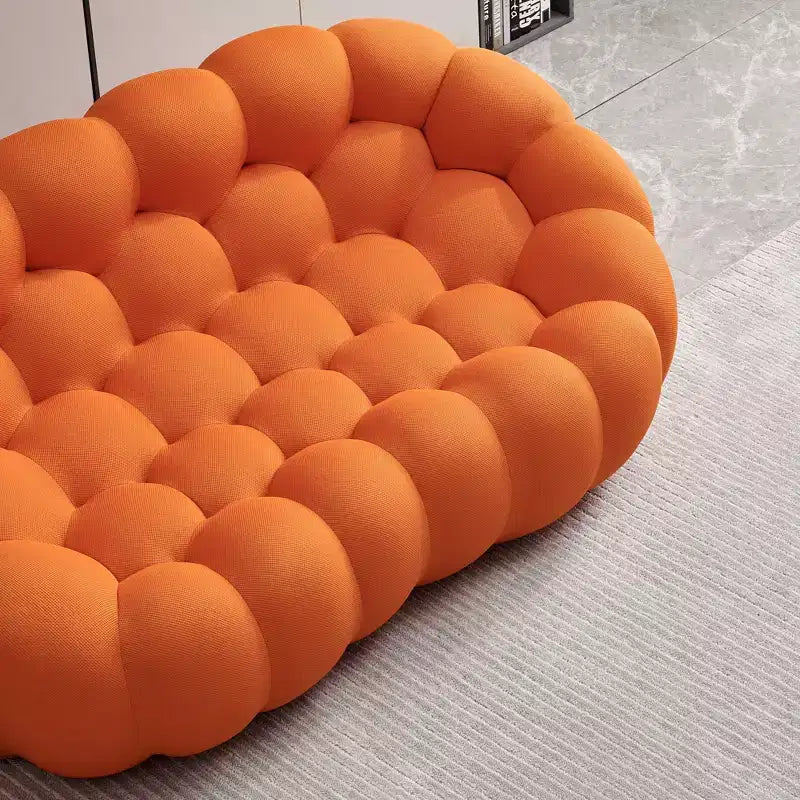Modernes 2-Sitzer-Bubble-Sofa, gepolstert, mit 3D-Textilgewebe für das Wohnzimmer