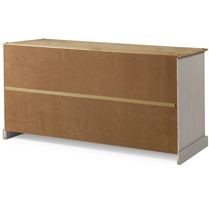 Credenza buffet in legno da 65, stile rustico - collezione Corona
