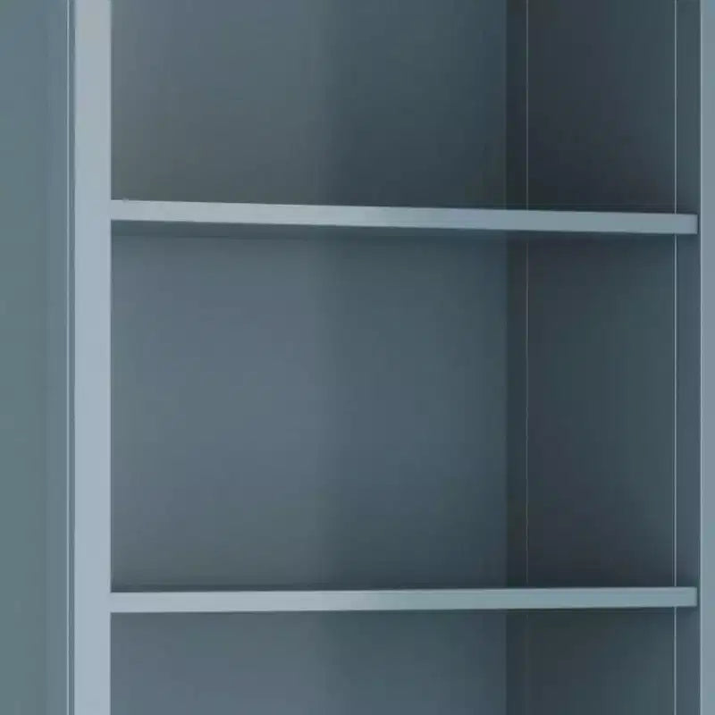 70-Zoll-Bücherregal aus massivem Holz mit fünf Fächern - lackierte Kiefer, 4 verstellbare Einlegeböden