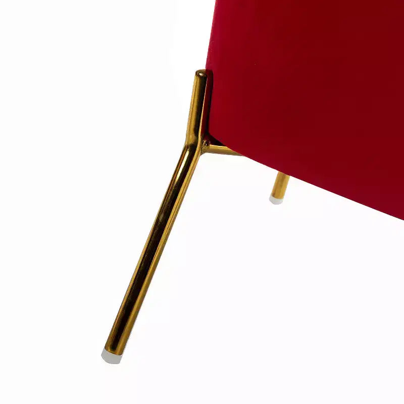 Odo comfortabele accentfauteuil van fluweel voor de woonkamer, met gestoffeerde, gevoerde zitting, set van 2 | Karat Home