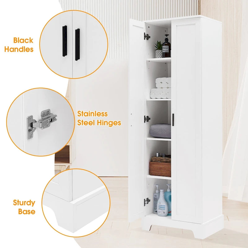 Mobiletto da bagno con due ante