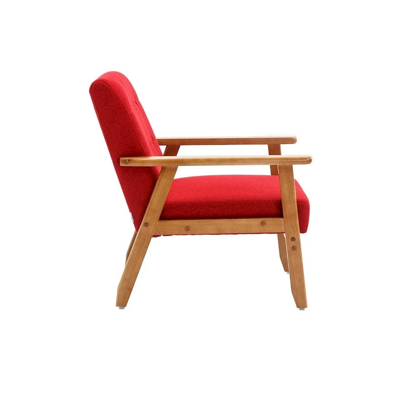 Set van 2 accentstoelen met bijzettafel, fauteuils voor woonkamer, slaapkamer of kantoor - 30.71H*25.39W *27.95D