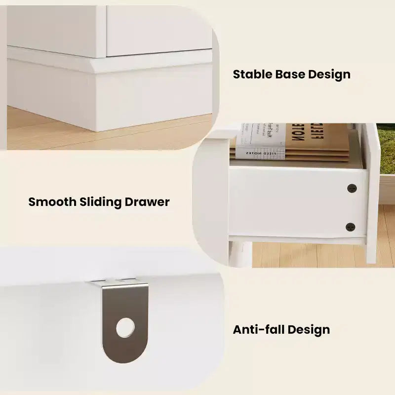 Moderne ladekast voor de slaapkamer met 8 lades, houten opbergmeubel voor de kledingkast, brede ladekast