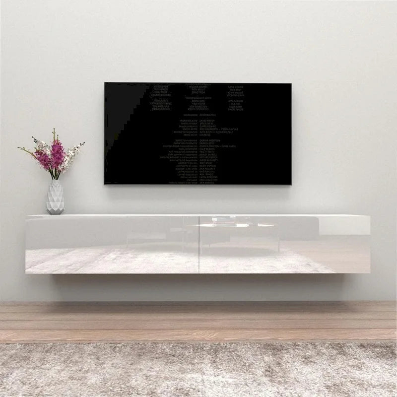 Berno 71-Zoll-TV-Wandhalterung im modernen Hochglanzdesign