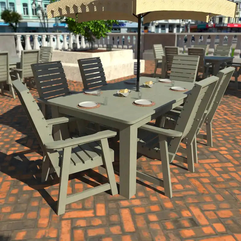 HIGHWOOD PROFESSIONAL 7-delige eethoek voor buiten 42x72