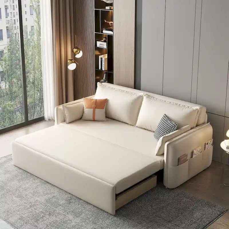 JASIWAY Schlafsofa mit Schlaffunktion und Stauraum