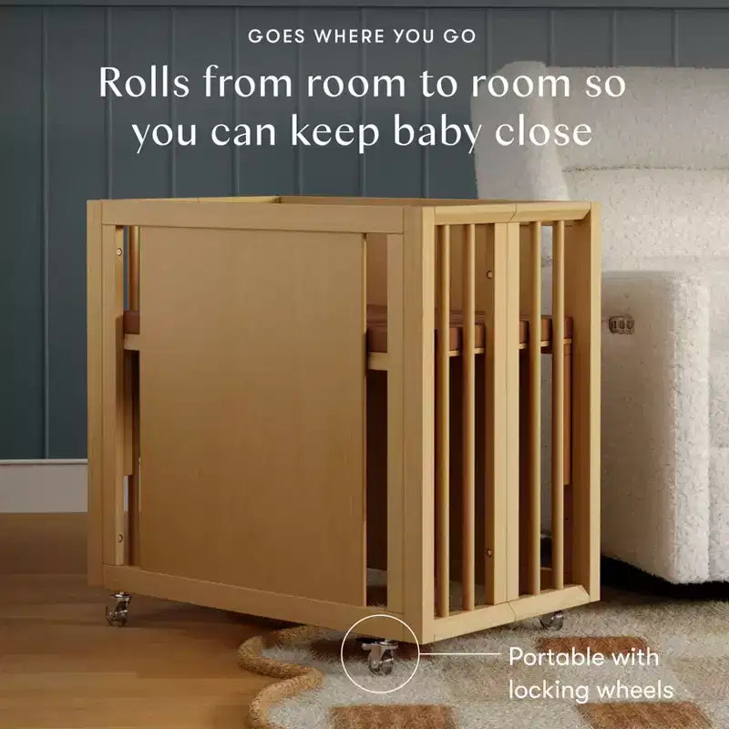 Lettino trasformabile Babyletto Palma 8-in-1 per tutte le fasi, con kit per culla e letto per bambini