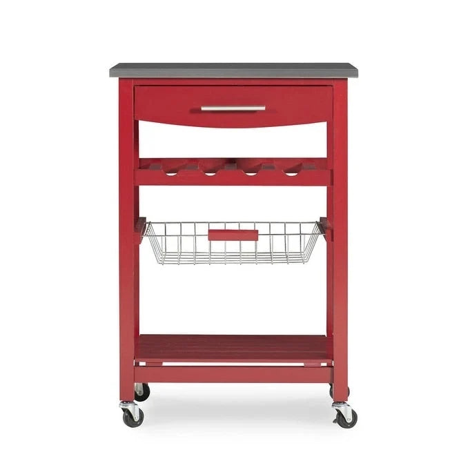 Desserte de cuisine compacte mobile Jake