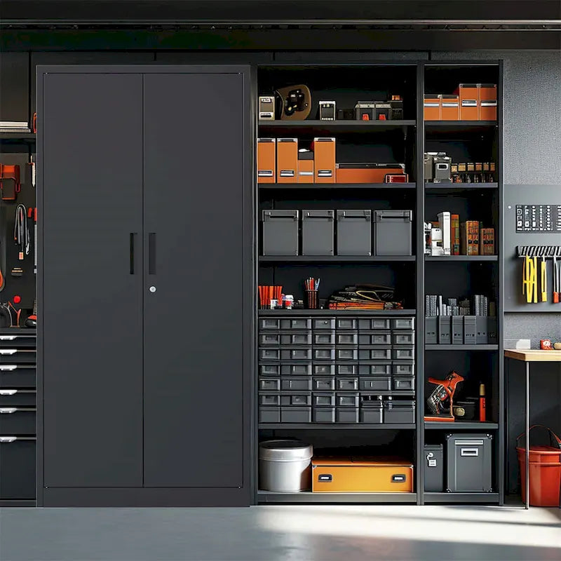 Metalen garagekast