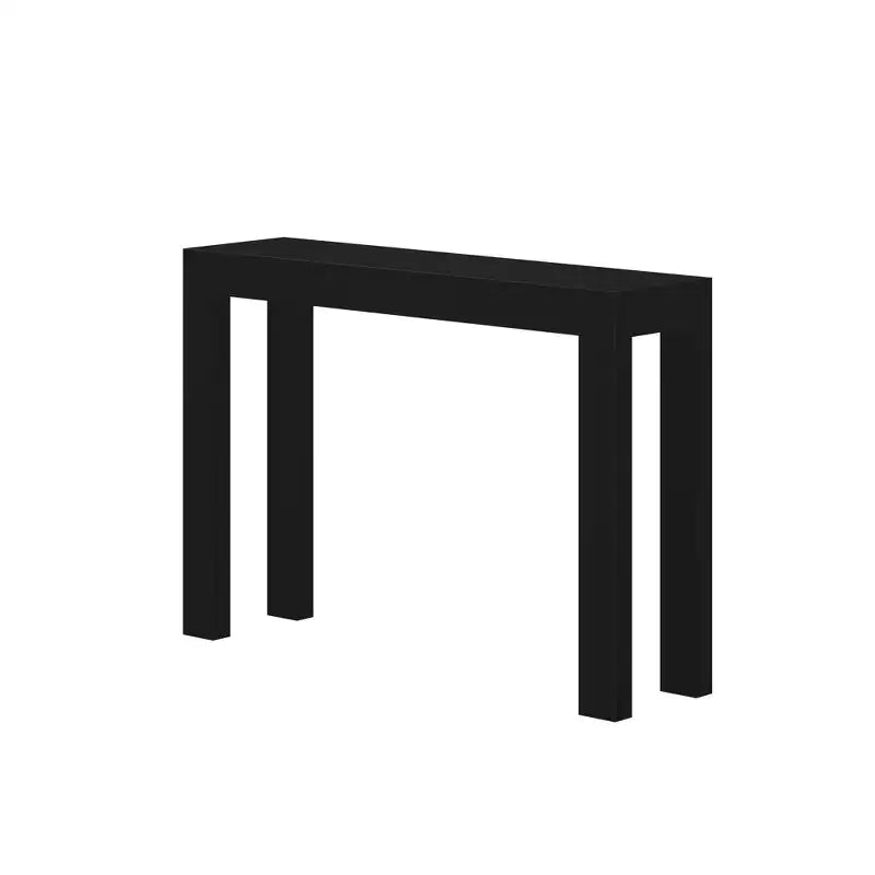 Plank+Beam 46 moderne console tafel van massief hout, smalle haltafel, voor achter de bank