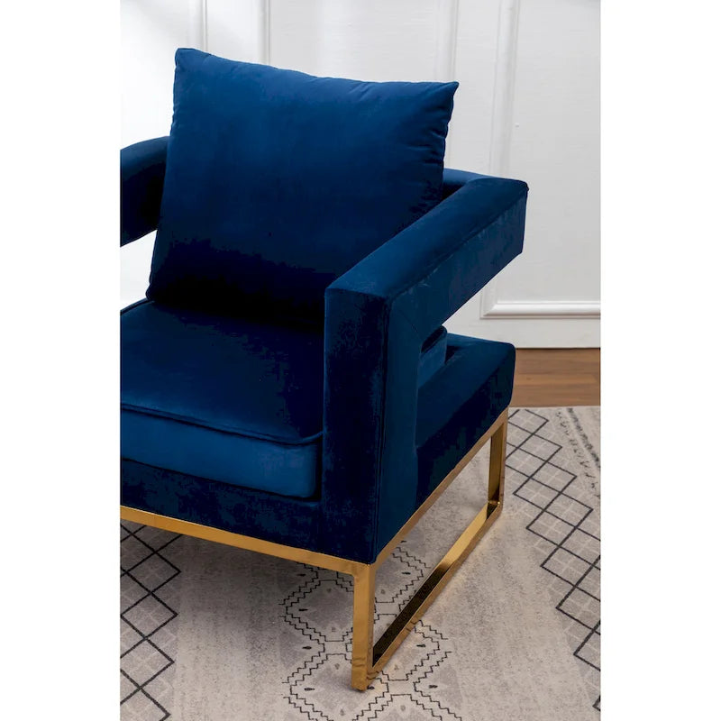 Fauteuil d’appoint contemporain rembourré Lenola de Roundhill Furniture
