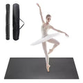 Draagbare dansvloermat van pvc van 4x6, 5 mm dik, antislip en krasbestendig, voor ballet, jazz, tapdans, yoga, pilates en oefeningen thuis