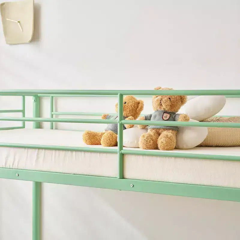 Lit superposé en acier Karl Home, 1 place au-dessus d’une place, avec échelle, pour chambre ou dortoir, enfants et adultes