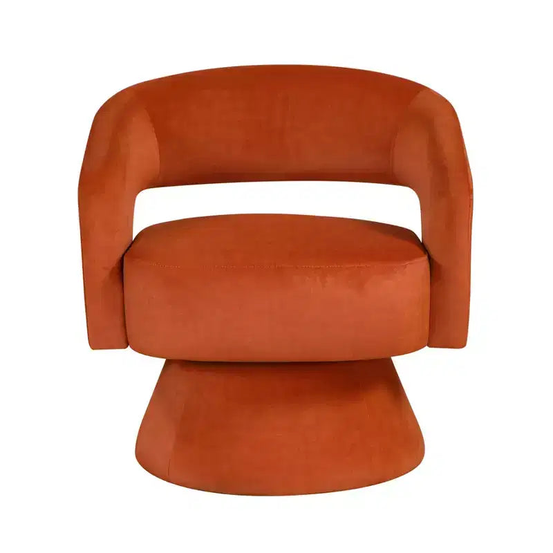 GDFStudio Hudson moderne luxe draaifauteuil met fluwelen bekleding