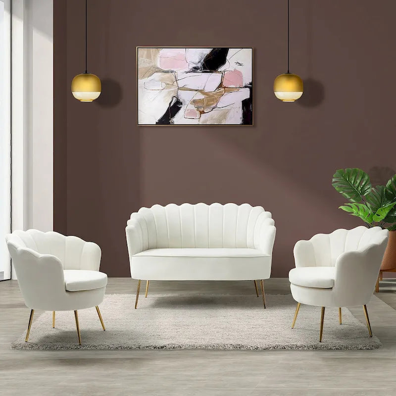 Ensemble de salon Xabier 52 in. 3 pièces de HULALA HOME