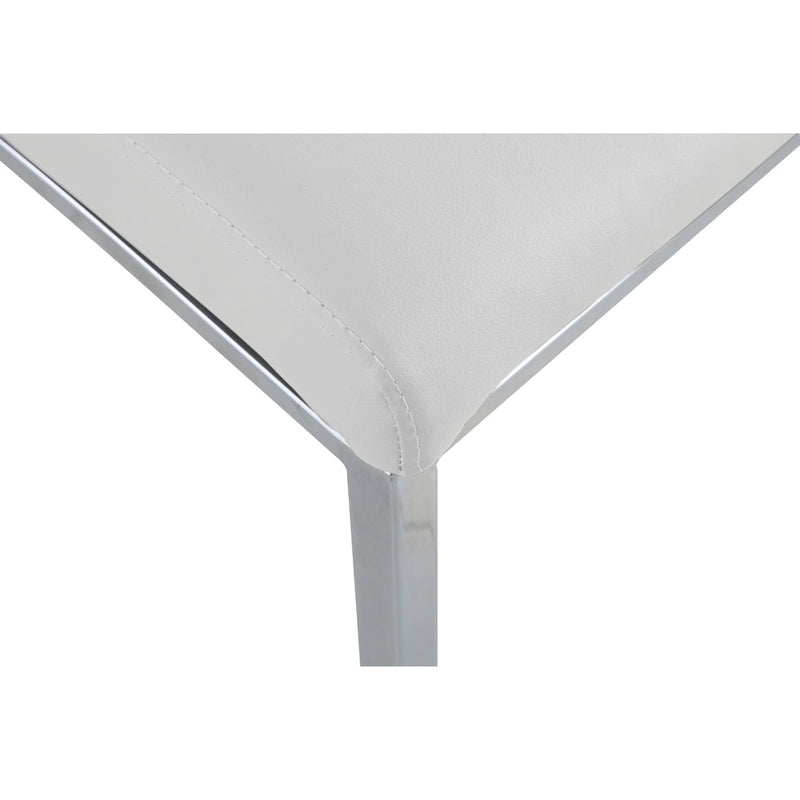 Sedia laterale cantilever imbottita Somette dallo stile contemporaneo, set da 4