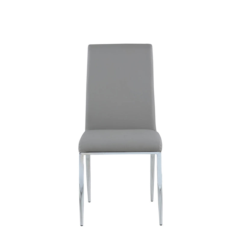 Sedia laterale cantilever imbottita Somette dallo stile contemporaneo, set da 4